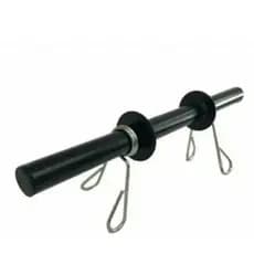 Barra oca 40cm musculação exercícios anilhas com presilhas musculação atividade física