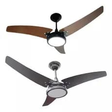Ventilador de teto Led  Luxo Copacabana silencioso pá 43 cm  diametro total 110 cm- 127v ou 220v