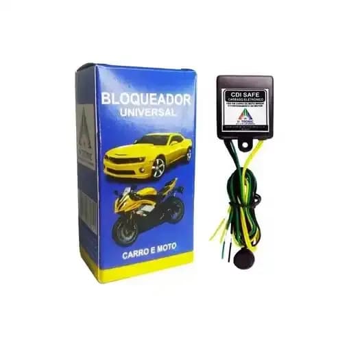 Bloqueador  Carro e Moto Cadeado Eletrônico Botão Secreto 12v