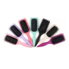 Pente/Escova Modeladora Bounce Curl Pente Portátil Para Cachos Fitagem