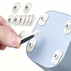 Kit com Rodinhas Esfera Aço 360º Adesivas - Transforme Seus Móveis Em Carrinhos, Moveis, Caixas Multiuso