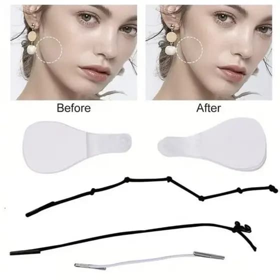 Fita Lifting Facial Secret Lift – Efeito Instantâneo para Rosto, Pescoço e Mandíbula – Rejuvenescimento Imediato ORV-385