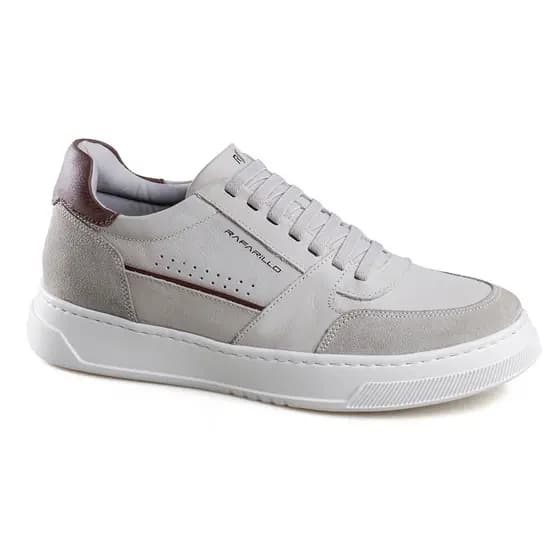 Tênis Sneakers Masculino Rafarillo Max Light Alth Você Até 7cm + Alto Casual Couro 3751