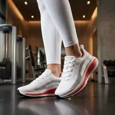Tênis Para Corrida Academia Esportivo Marrom Feminino Confortável Caminhada Leve