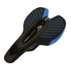 Banco Selim MTB GTS Galático Preto e Azul Com Led