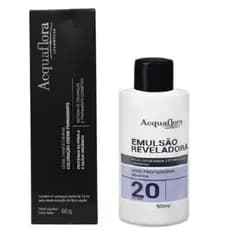 Acquaflora Coloração Tintura Tinta de Cabelo + Água oxigenada ox volume 20 de 90ml