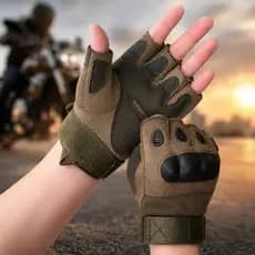 Luva Motociclista Meio Dedo Moto Motoqueiro Motoboy Proteção entregador Uber food