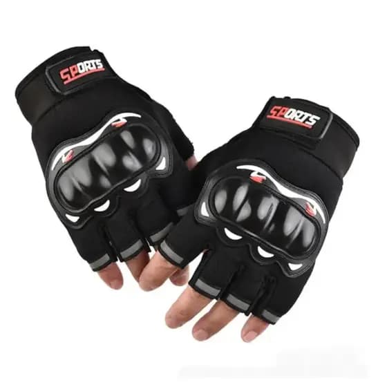 Luvas De Motocicleta respirável Meio Dedo Antiderrapante Respirável Para Ciclismo MVY-8