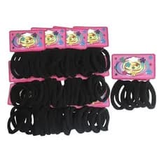kit 72 Pç Elástico De Meia Preto