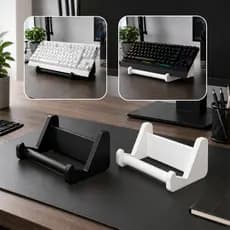 Suporte Teclado Computador Minimalista Design Ergonômico Decorativo Escritório