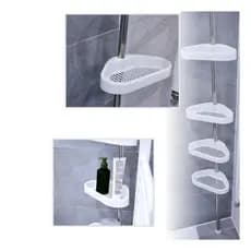 Suporte banheiro com prateleira ajustável aço inox 15g
