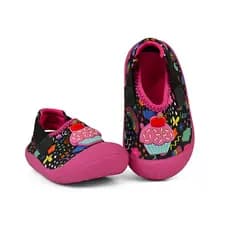 Sapatinho Infantil Bebê Menina Babuche Conforto Verão Cupcake/Colorido BB&Kids