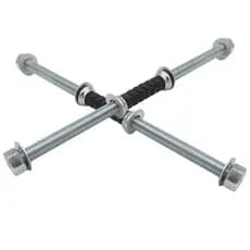KIT 2 Halteres 50cm Maciços Treino Pesado, Resultados Sólidos