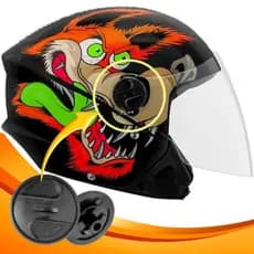 Reparo Viseira Capacete Pro Tork New Liberty 3 Botão Fixador Par Original