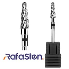 Broca de Tungstênio Premium RafaSten Profissional Para Curvatura C Nivelamento do Alongamento de Unhas Remoção do Gel