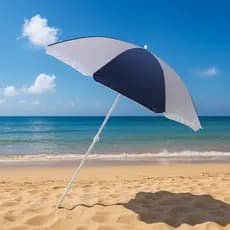 Guarda-Sol Gigante 1,80 Metro Piscina Praia Pesca Articulado Sombrinha Mor Proteção UV Mor FPS 70