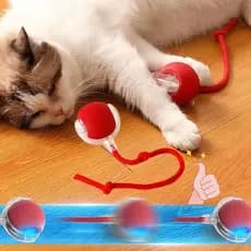 Brinquedos Inteligentes Para Gatos Bola De Rolamento Automática Cauda FalsaRecarreg¡vel Elétrico