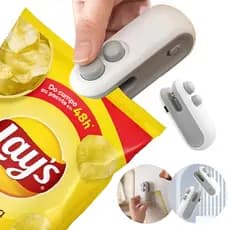 Mini Seladora Máquina Portátil Plástico Para Cozinha Sela Rapidamente  Embalagens Plásticas Sem Fio