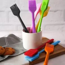 Kit Com 1 Ou 3 Peças - Pincel de Silicone Culinário Multiuso De Cozinha Super Resistente