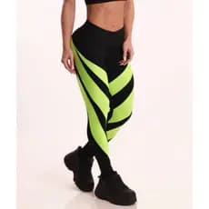 Calça Fitness Preta Poliamida Feminina Superhot