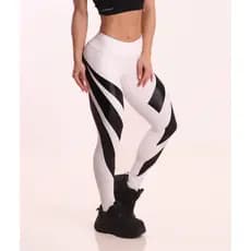Calça Fitness Branca Zero Transparência Superhot