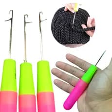 Agulhas Para Crochet Braids,Confeção De Box Amarradinho Entrelace Trança Em Crochê Mega Hair Barato - Fácil de Usar