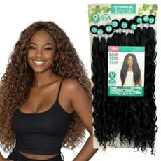 Cabelo Orgânico Cacheado 75cm Beleza G Plus Idêntico Ao Humano True Me 320g Sleek
