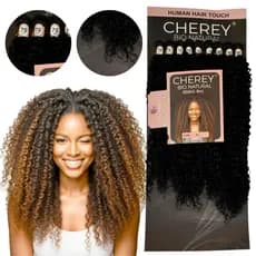 Cabelo Modelo Favorita Cacheado Bio Natural Cherey 300g 80cm Human Hair Original
