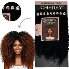 Cabelo Cherey Bio Natural Cacheado 80cm Modelo Elegance 300g Human Hair Premium