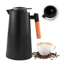Garrafa Térmica 1 Litro Com Termômetro Led Para Chás / Café Design Moderno quente até 24h
