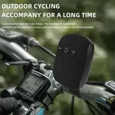 Caixinha de Som Impermeável Para Bicicleta e Moto c/Suporte