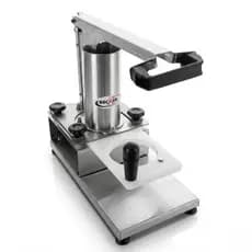 Modelador de Hambúrguer Alto Volume Profissional - 10cm x 1,5cm - Moldador Inox Formadora Prensa