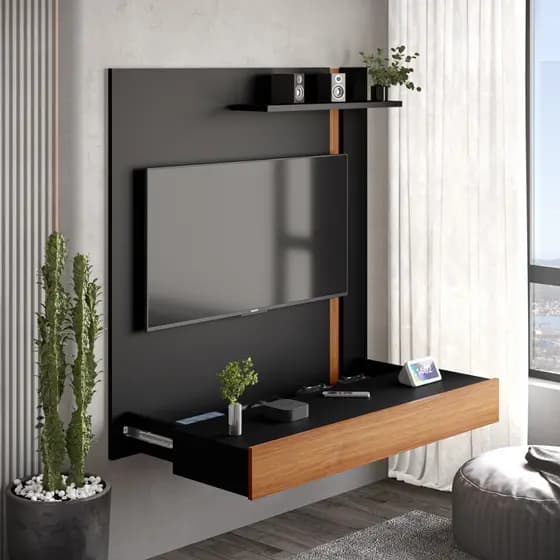 Suporte Painel Tv Quarto Sala Painel Prateleira Até 32 Polegadas - varias Cores