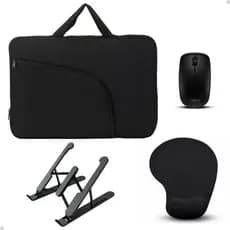 Capa Case Mouse Sem Fio Suporte Ergonômico Mousepad Portátil
