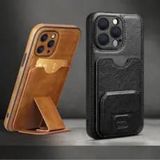 Capa De Couro Luxuosa De Alta Qualidade Para iPhone 17 16 15 14 Pro Max 13 12 11 X XR XS 7 8 Plus Carteira De Cartão Pro
