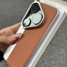Capa Aumentada De Lente Bloqueada Em Cores Clássicas De Couro Liso Para Huawei Pura 90 Pro Max 70 80 80 Ultra Metal Anel