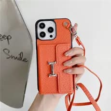 Marca De Luxo Carteira Crossbody Caso De Telefone Para iPhone 17 11 12 13 14 15 16 Pro Max 16e 16 Plus XR XS Magnético C