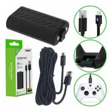 Kit Bateria + Cabo Carregador Tipo C 3 Metros Xbox Series S
