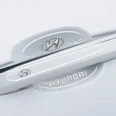Novo Protetor De Maçaneta De Porta De Carro Transparente Hyundai Atualizado Faixa Anticolisão Acessórios Para Accent Eon