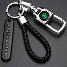 Chaveiro de Metal Luminoso para Carro e Moto, Chaveiro de Alta Qualidade para MG HS ZS EP MG5 MG3 MG4 EV 4 5 6 GM Mulan