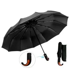 Guarda Chuva Automático Reforçado Contra Vento Cabe Na Bolsa Linha Premium