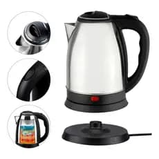 Jarra Chaleira Elétrica Inox Com Aquecimento Rápido E Desligamento Automático 1.8 Litros Para Agua Café Chá