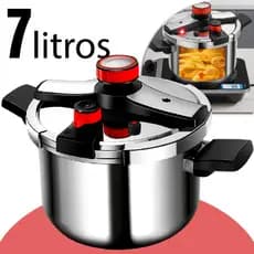 Panela De Pressão De Indução Com Fechamento Externo 7 Litros Linha Luxo