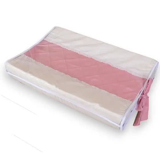 Trocador Americano Bebe Menina Plastificado 65x45 Espuma 9cm Confortavel Luxo Enxoval Quarto Infantil
