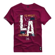 Camisa Estampada 100% Algodão Camiseta Casual - 3469