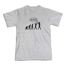 Blusa Masculina Volta Que Deu Merda Frases Evolução Camiseta Lançamento Exclusivo Promoção