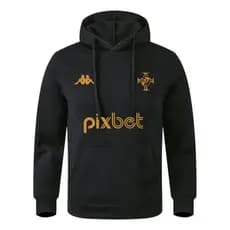 Blusa Moletom Flanelada Vasco Dourado Ótima Qualidade Com Capuz