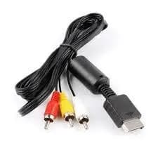 Cabo Original e similar Componente AV RCA 3 Vias para Vídeo Game P s 2 P3 P2 P3