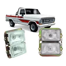 Farol Ford F1000 F4000 1985 Á 1992 Lado Direito - Envio Imediato