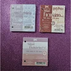 Refil um ou dois para caderno argolado mini fichário DAC Enjoy Harry Potter Stitch em promoção